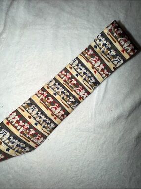 Alynn 7th inning stretch baseball motif tie